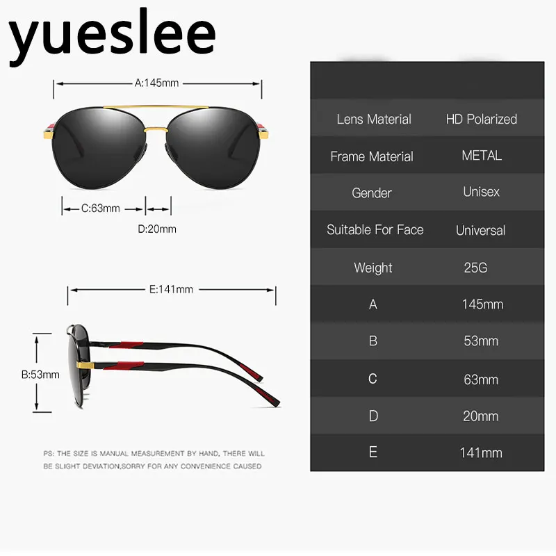 

49629 Metal circular polarized light Luxury Sunglasses Men Women Fashion Shades Uv400 Vintage Glasses Men Sunglasses