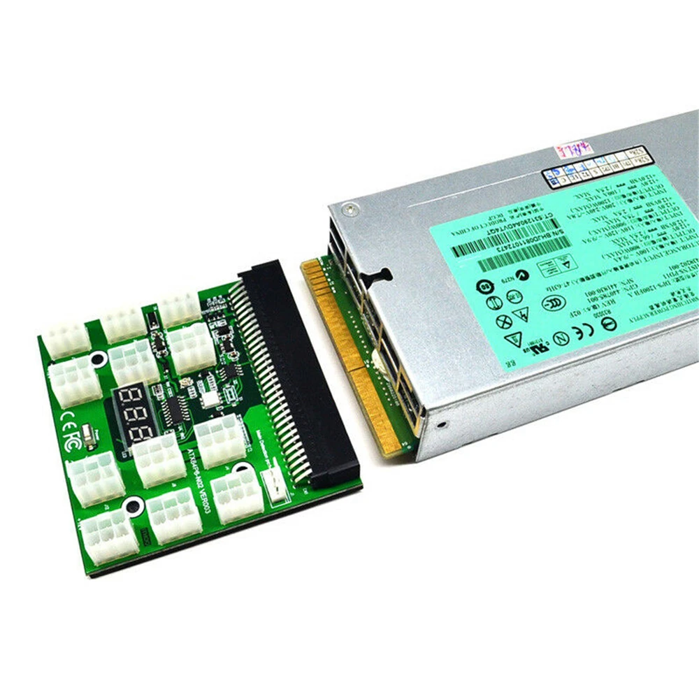 Breakout Board Adapter for Server Power Supply HP 1200W 750W PSU GPU Mining | Компьютеры и офис