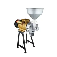 grinding machine 100kgh wet refiner grain beans grinder for tofu tahini chili sauce corn flour etc 220v 3 5kw