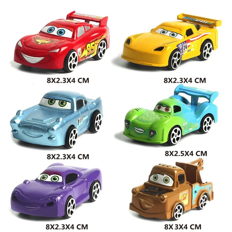 7 шт./компл. disney "тачки 3 Lightning McQueen дядя грузовик ABS литья под давлением модель автомобиля горячие игрушки год рождественский подарок для детей
