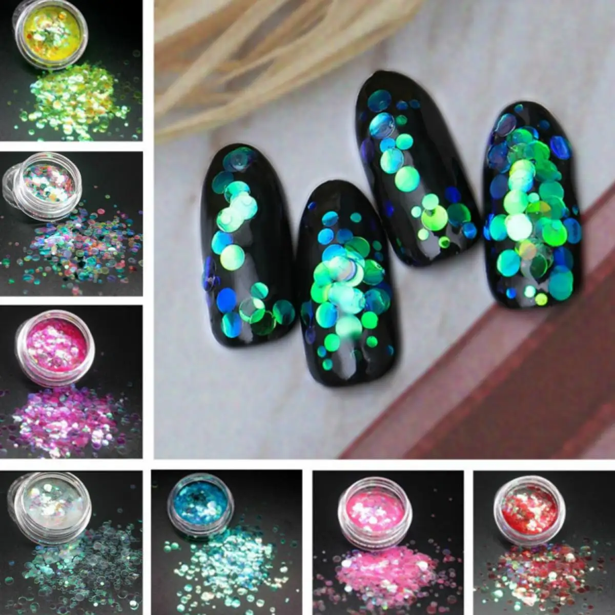 

Nail Supplies for Professionals Merman Sequins Nail Art Design Manicure Soak Off Enamel Gel Polish Uv Gel Nail Polish Lacquer