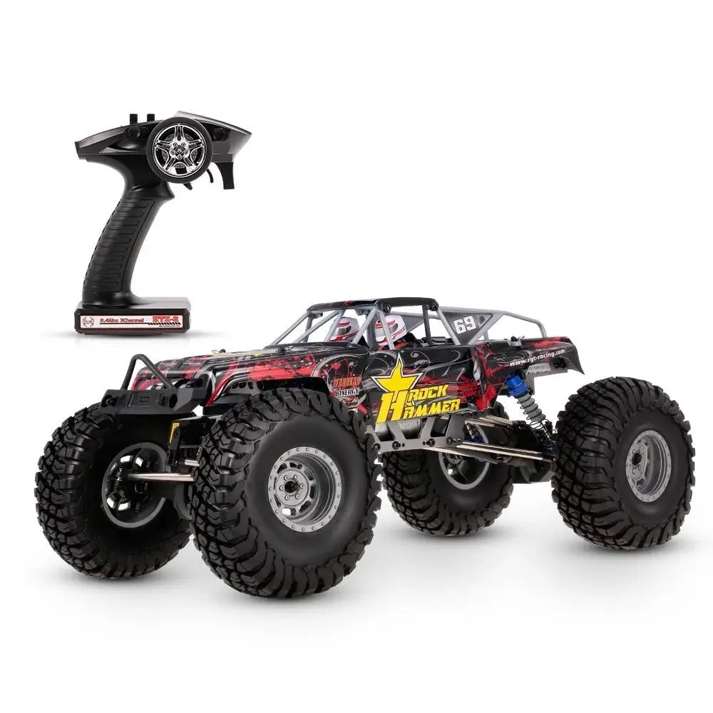 RCtown RGT 18000 1/10 2,4 ГГц 4WD водонепроницаемый гоночный Радиоуправляемый автомобиль внедорожный Рок Гусеничный RTC RC игрушка