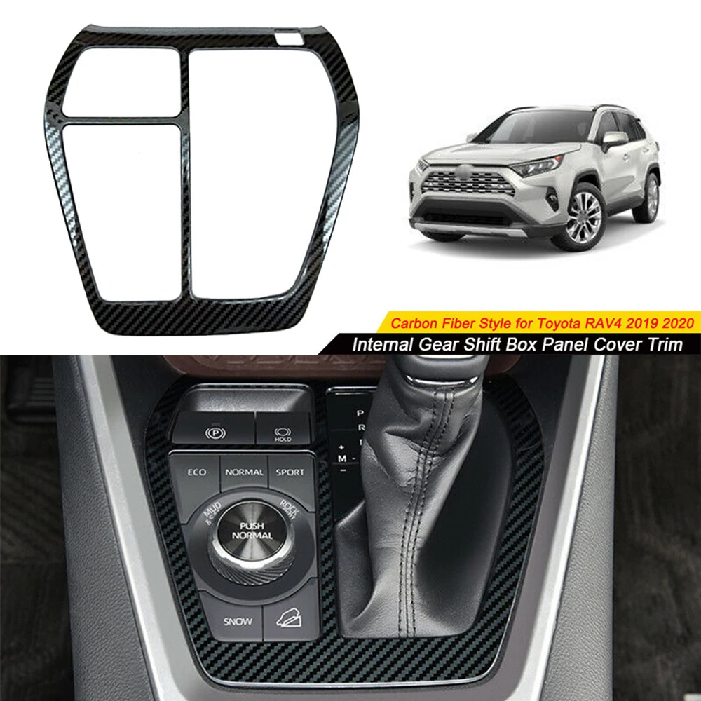

Carbon Fiber Shift Box Internal Gear Panel ABS Anti-scratch Adhesive Decoration