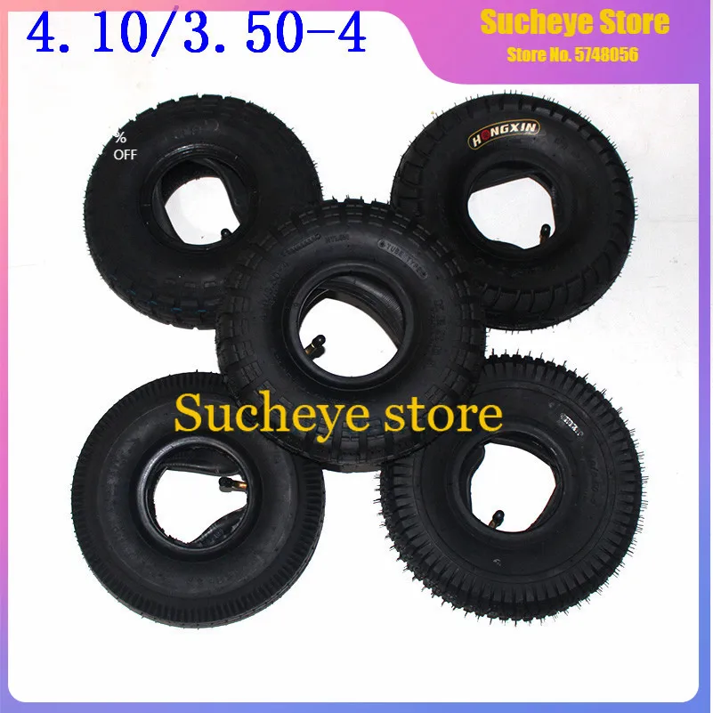 free shipping Super quality 4.10/3.50-4 410/350-4 ATV Quad Go Kart 47cc 49cc 4.10-4 Tire inner tube Fit All Models 3.50-4 4"