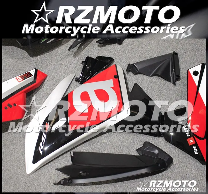 Литьевая Форма ABS Полный обтекатели наборы Подходит для Aprilia RS4 50 RS125 2012 2013 12 13 14 15 тела набор красный черный
