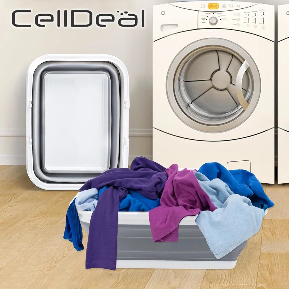 

Portable Foldable Basin Multifunctional 7.5L Capacity Lightweight Collapsible Basins For Home Kitchen Bathroom Househ Supplies