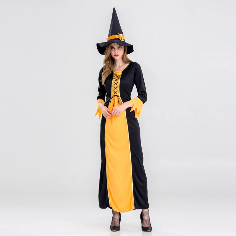 Костюм ведьмы на Хэллоуин для женщин сексуальное платье праздничные вечерние