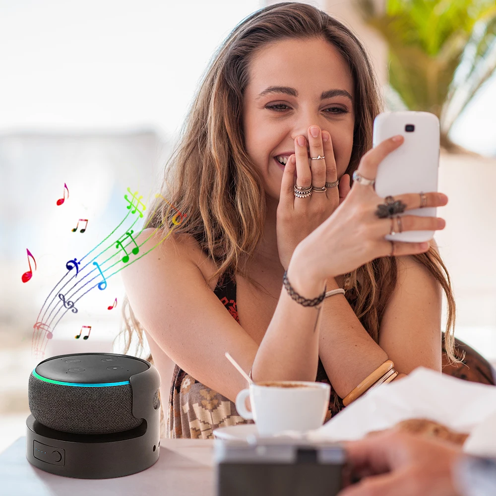 Комплект аккумуляторов для Echo Dot 3rd база аккумулятора 3 портативное зарядное