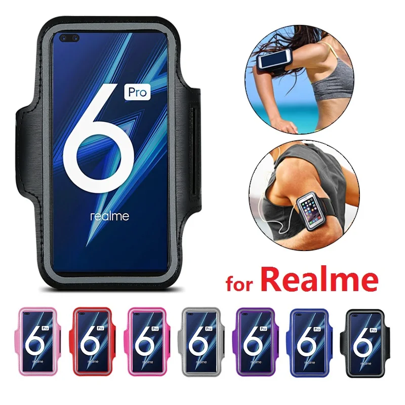 Sport Phone Case Running Gym Arm band Case Bag Holder for Realme 6 Pro 7 X7 Pro 5 X2 X50 Pro X3 Superzoom XT X Realme C3 C11 C15