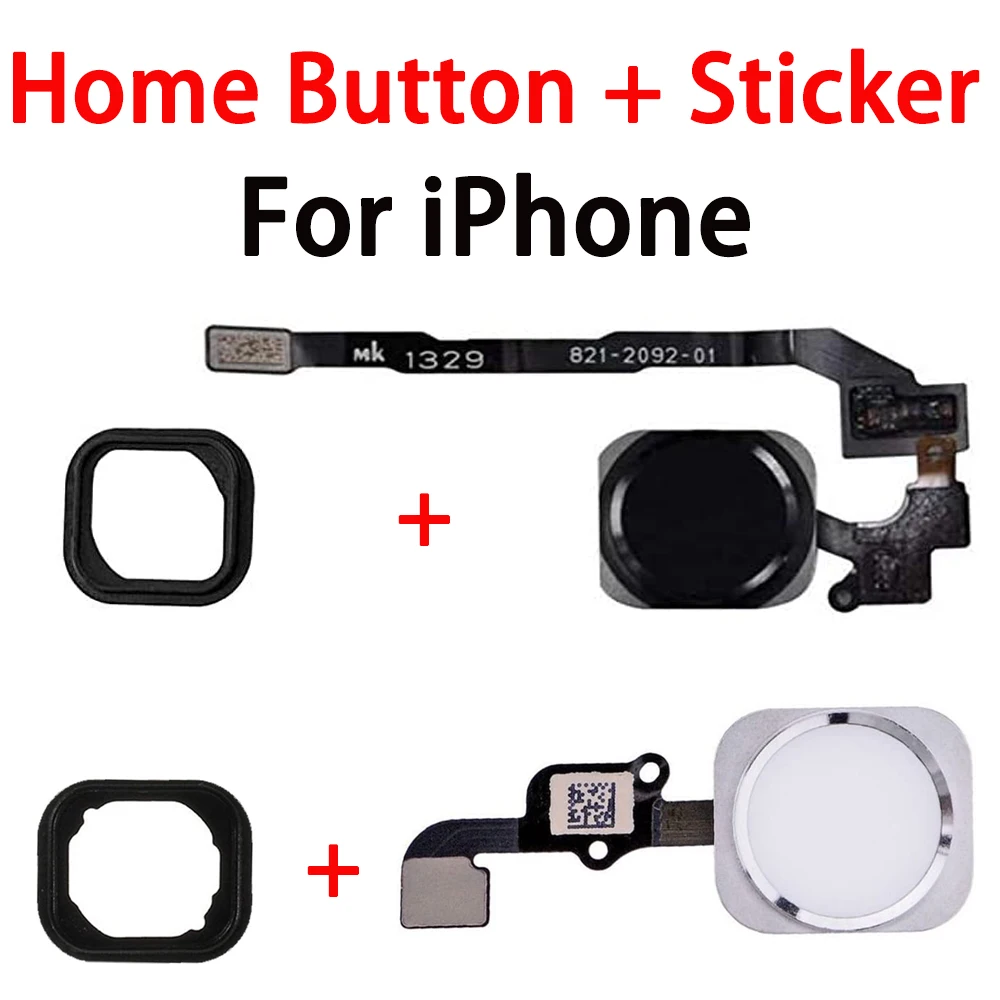 

Menu Home Button Key Flex Cable For iPhone 6 6Plus 6s 6sPlus 5S 7 7Plus 8 8Plus