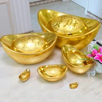 1pcs big size shape plastic empty shoe shaped gold ingot for candy boxcandy jar for home decorations