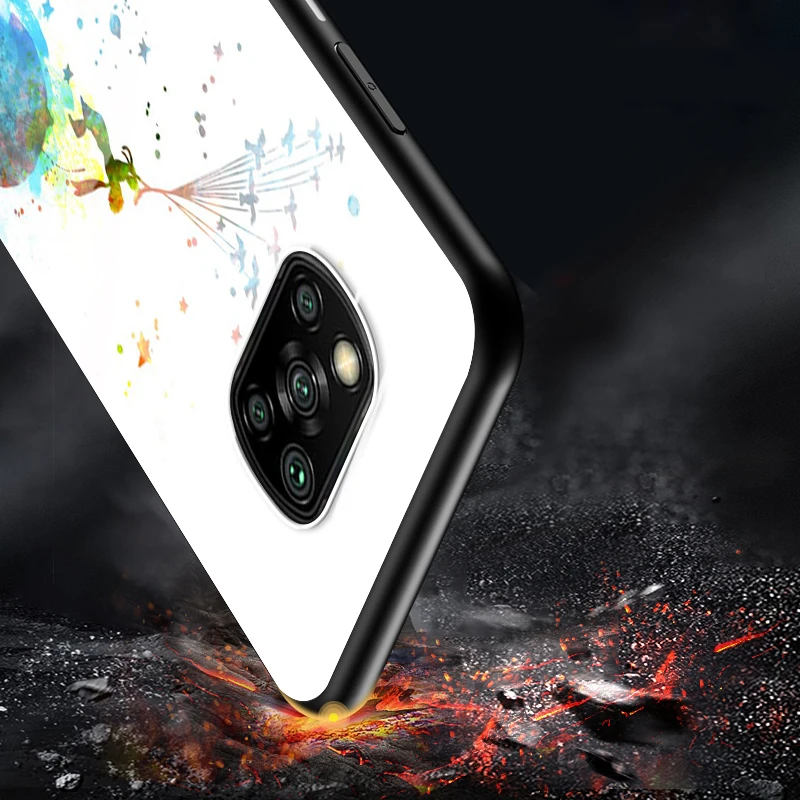 Чехол из закаленного стекла для Xiaomi MI POCO F3 F2 X3 NFC X2 M2 Pro | Мобильные телефоны и