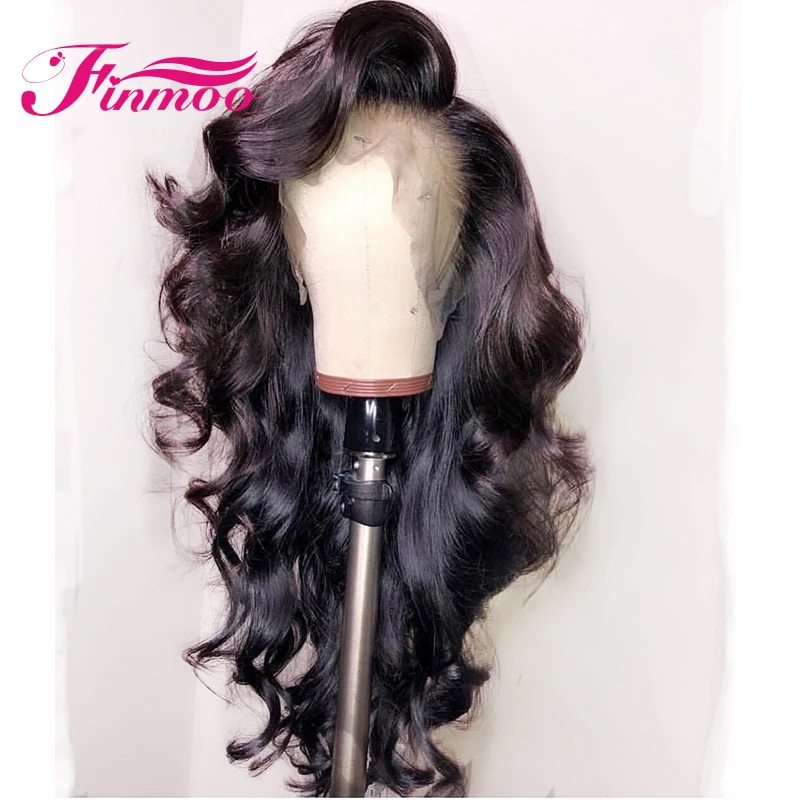 Объемная волна 370 Синтетические волосы на кружеве al парики из натуральных волос