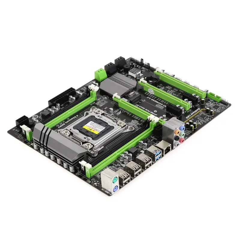 Процессор X79 Turbo moederbord LGA2011 ATX USB3.0 SATA3 PCI E NVME M.2 SSD ondersteuning REG ECC geheugen en Xeon E5|Сенсорный
