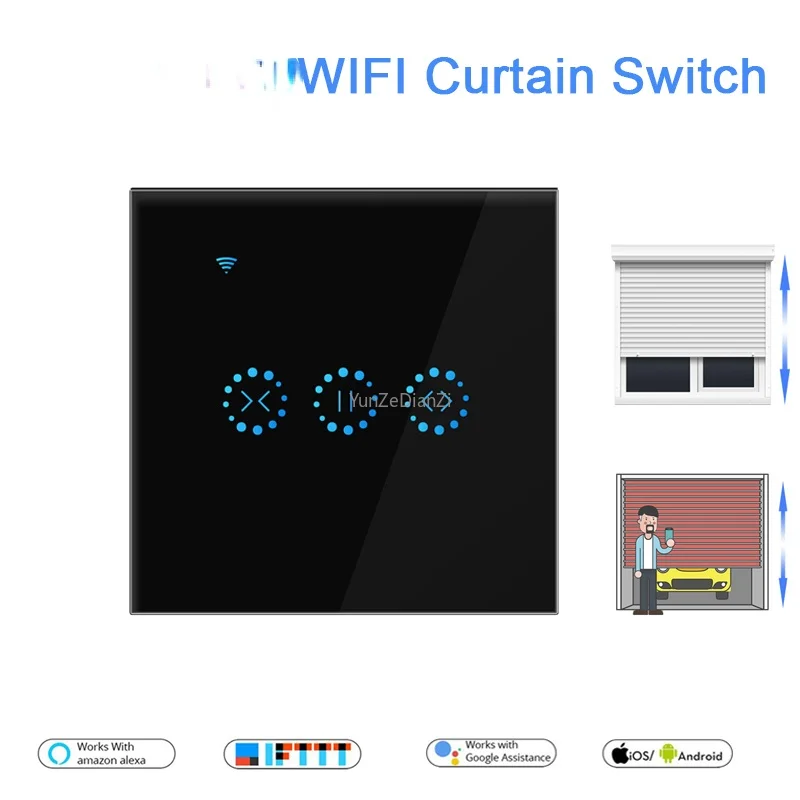 

Штора для занавесок с Wi-Fi и управлением голосом