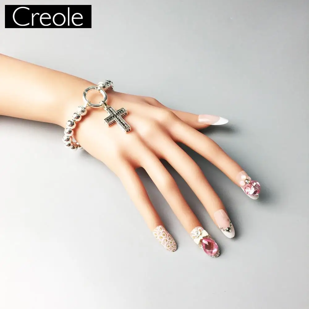 Серебряный браслет бусины Ширина 0 8 см для женщин и мужчин домашнего офиса