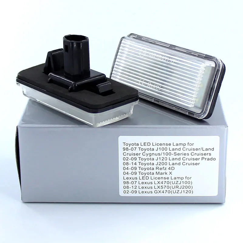 2 шт. безошибочный Canbus Автомобильный светодиодный номерной знак освещение для