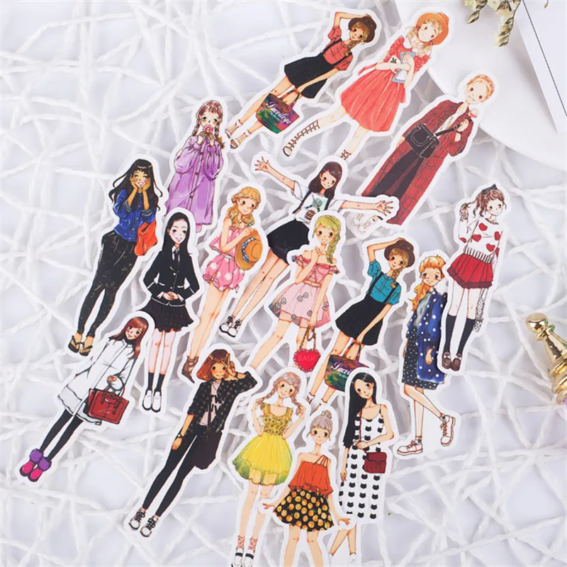 1 упаковка водонепроницаемые наклейки для девочек|Наклейки творчества| |