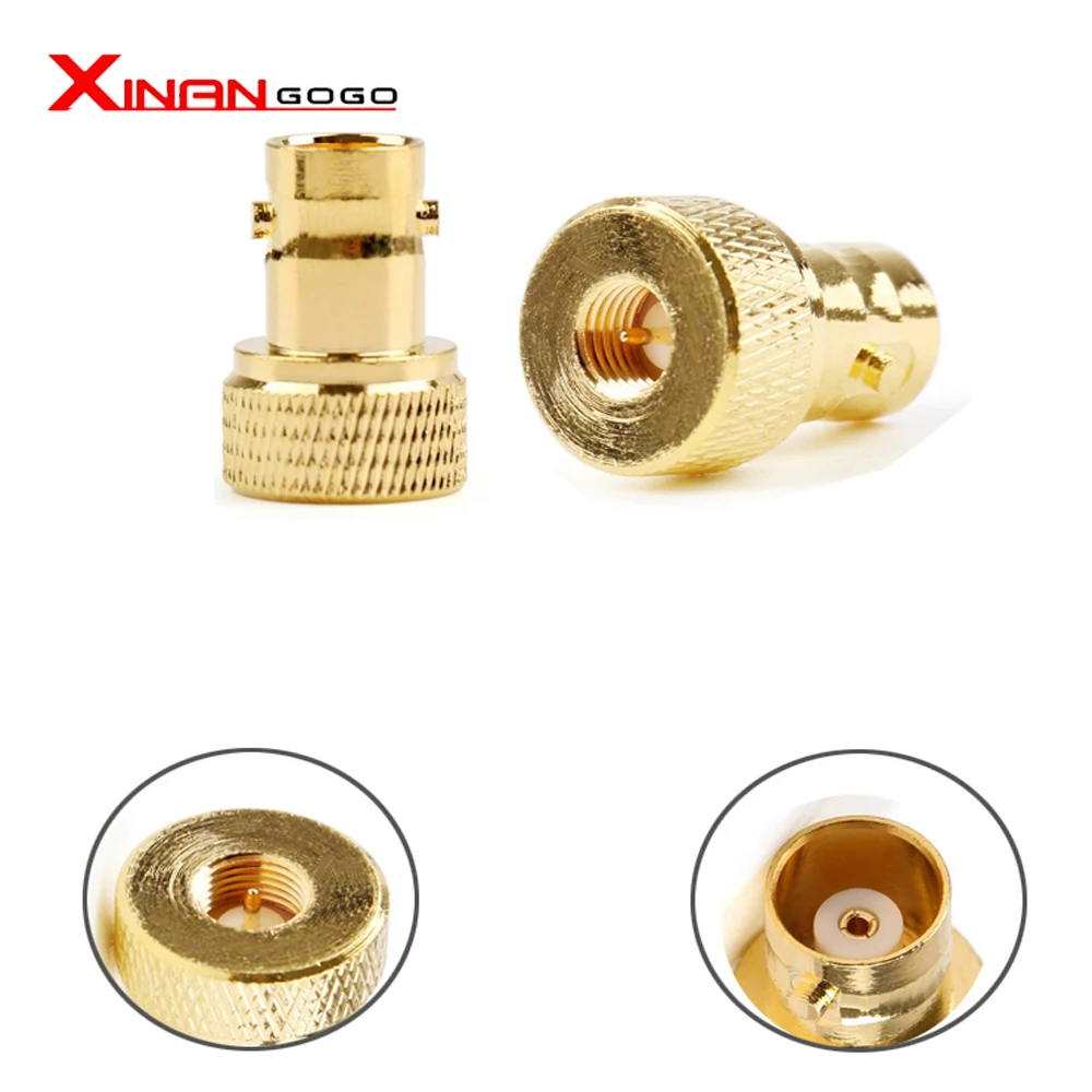 Штепсельная Вилка SMA в гнездовой разъем BNC прямой радиочастотный адаптер для Yaesu