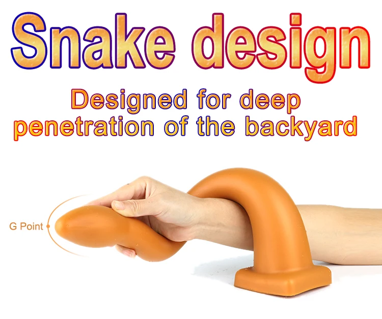 Супер длинная змея King анальные пробки огромный силиконовый фаллоимитатор