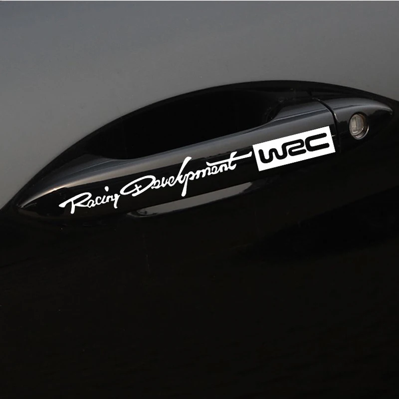Автомобильная дверная ручка WRC ралли наклейки для Chevrolet Cruze Malibu Spark Sonic Impala Equinox Volt