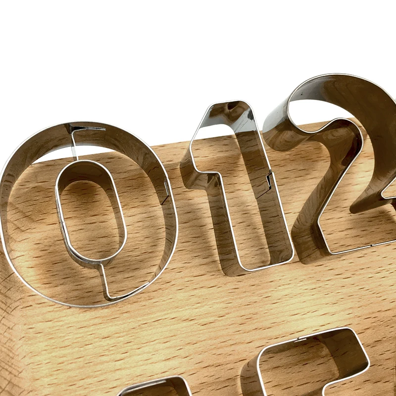 Форма для выпечки печенья из нержавеющей стали 9 шт. 0-8 J2Y | Дом и сад