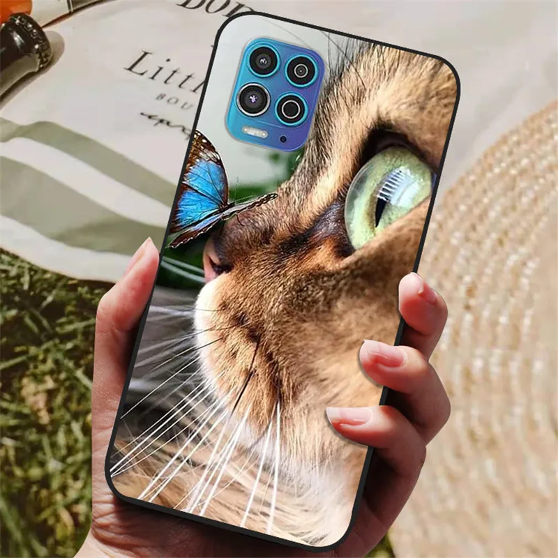 for motorola moto g100 case phone cover silicon soft back cover for moto g100 case cat bumper for motorola moto g100 g 100 capa free global shipping