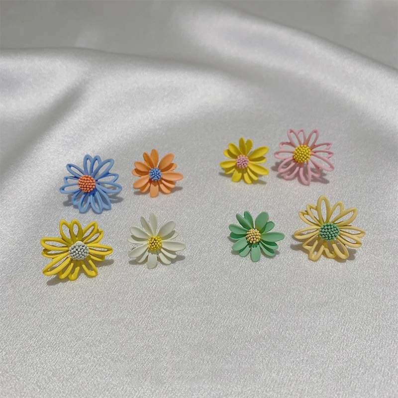 Новый дизайн модные ювелирные изделия милая любовь красочные маленькие серьги с