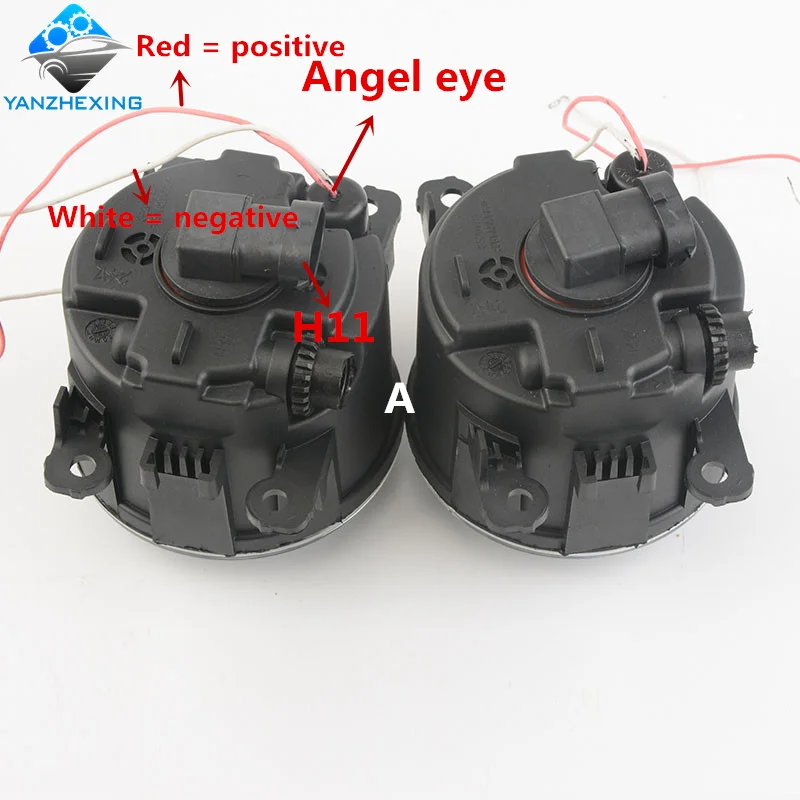 2 шт. (левый + правый) Ангел глаз автомобиля Стайлинг Противотуманные фары