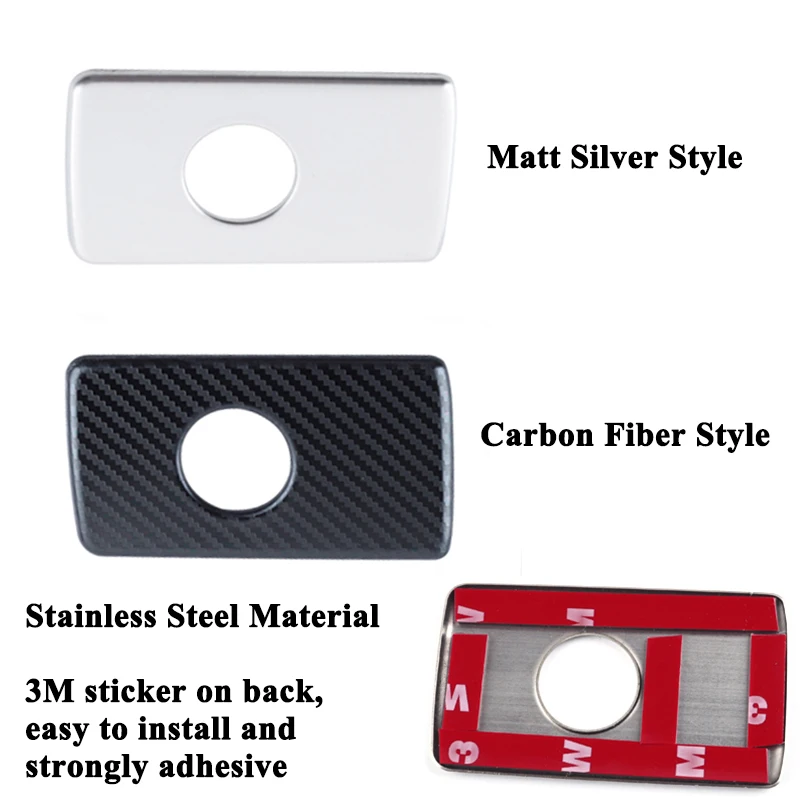1pc SEEYULE Car Passenger Side Storage Box Switch Trim Cover Decoration Sticker Accessories for VW Volkswagen Touareg 2019 2020 |