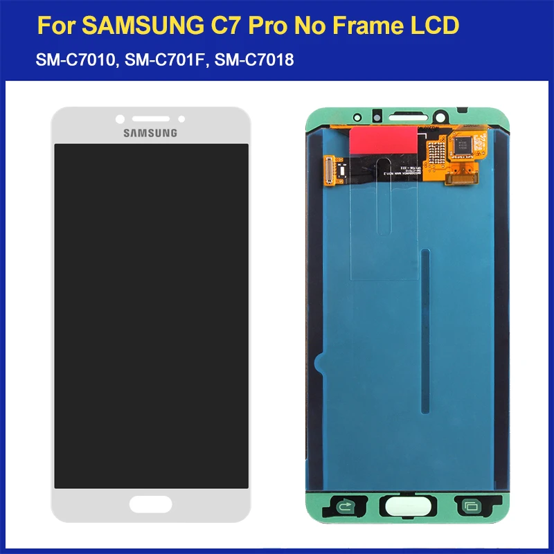 Tela Lcd Original para Samsung Galaxy Tela de 5.7 Polegadas para Substituição Peça de Reposição LCDs de celular 8 High Quality Telefonia e Comunicação
