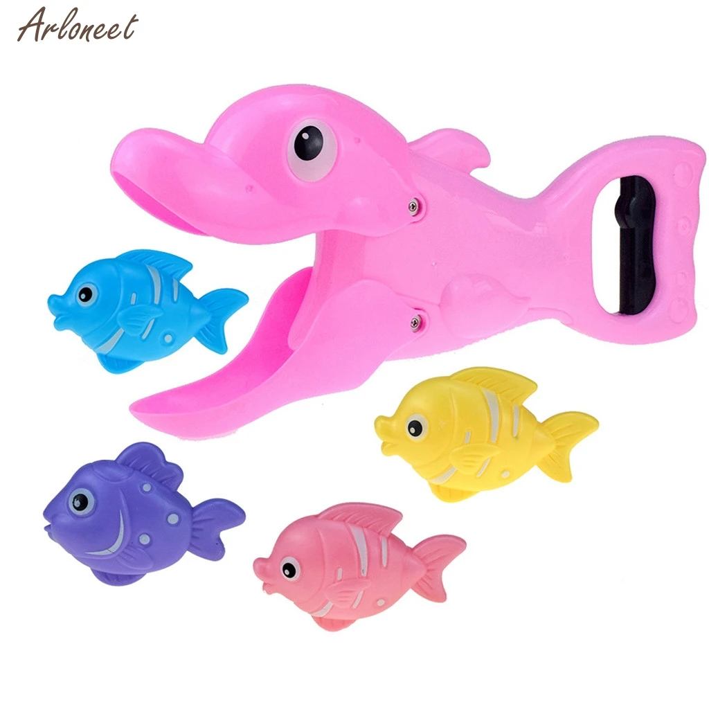 

Child Bath Toy Bathroom Various Marine Life Manipulator Gobble Early Educational Water Toy Baby Kid Game Gift High Quality New