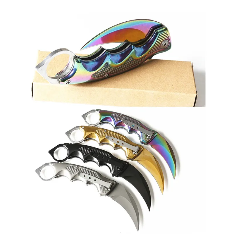 Новый складной нож Karambit Csgo быстро открывающийся тактический карманный открытый