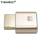 Эмулятор монитора TISHRIC, совместимый с HDMI-разъемом, EDID DDC, подключается к HDMI-разъему, совместимый с HDMI-эмулятор, адаптер для майнинга биткоинов