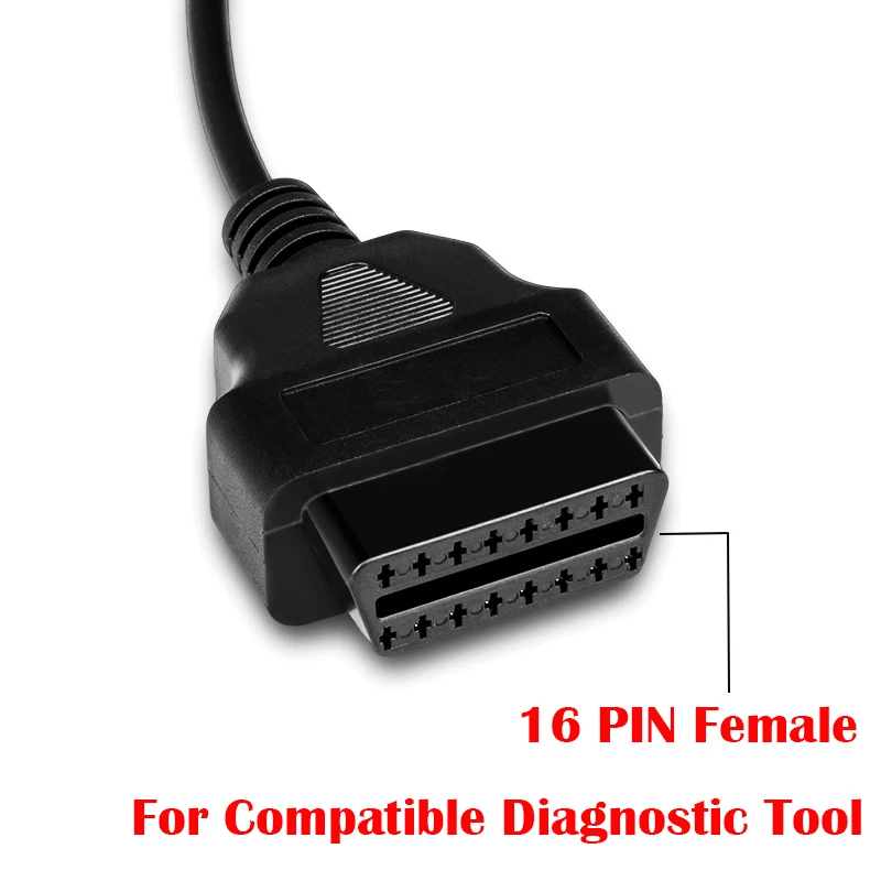 Кабель OBD2 Диагностический с 5 штырьками на 16 штырьков 20 см | Автомобили и