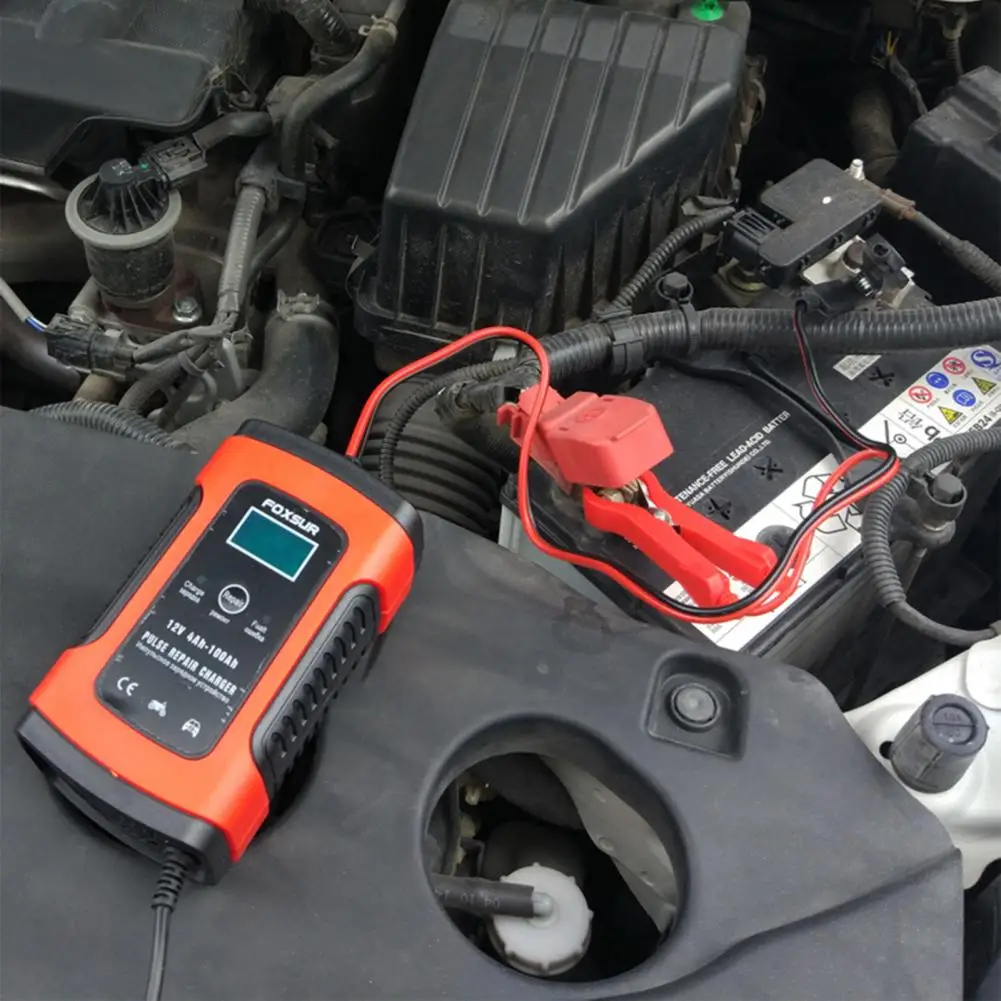 Автоматическое зарядное устройство для аккумуляторов с ЖК-дисплеем длительный