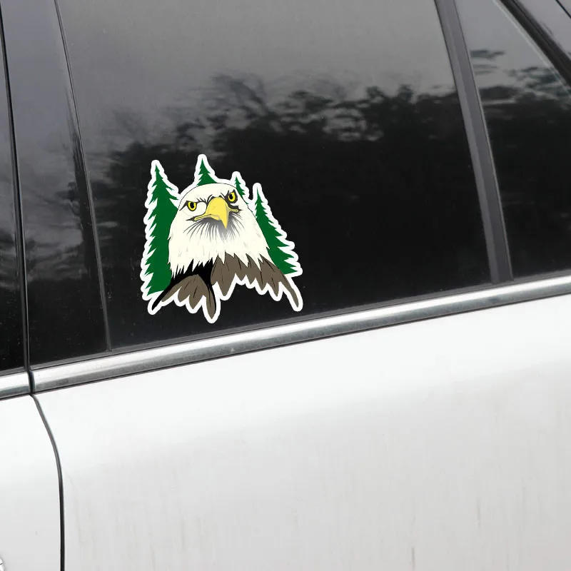 EBdecal Cartoon Forest Eagles Head Colored Decor For Auto Car/Bumper/Window/Wall Decal Sticker Decals DIY CT11467 | Автомобили и
