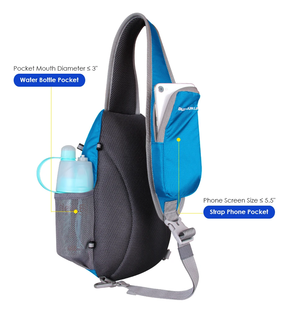 Сумка на ремне многофункциональная водонепроницаемая сумка через плечо