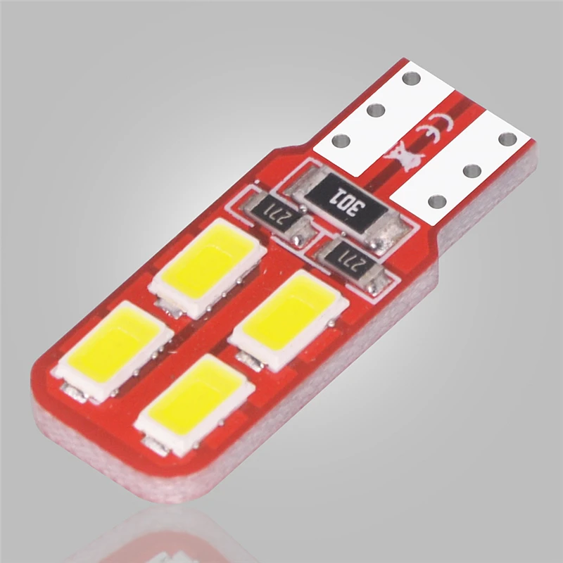 

50x Car T10 LED 194 W5W 8 LED 5630 SMD Auto Wedge Interior Light Canbus Map Trunk License Plate Lamp DC12V