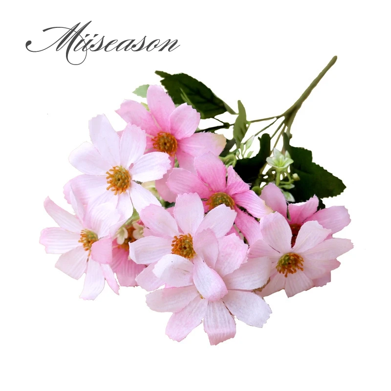 Осень Гербера Маргаритка 10 голов милые шелковые искусственные декоративные