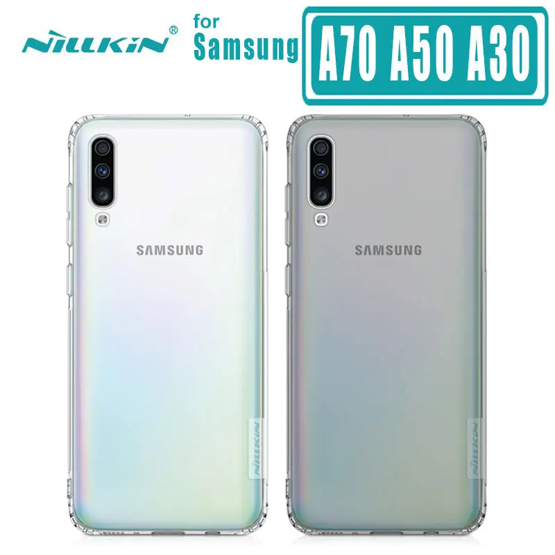 Чехол Nillkin из ТПУ для Samsung Galaxy A70s A50s A30s A70 A50 A30 мягкий чехол 0 6 мм задняя крышка