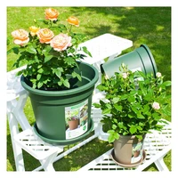 3 gallon green second generation plastic garden pots yangbaga durable nursery pot container nursery pot with pallets