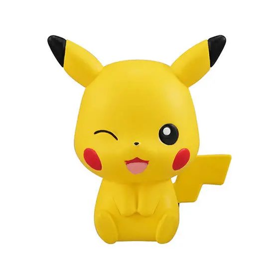 Оригинальные игрушки Bandai acha Покемон Пикачу Eevee пиплап слонотыкать псик гэнгар