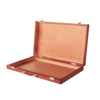 1pcs painting easel box artist tabletop wooden easel box portable drawing box art supplies 37 526 5cm