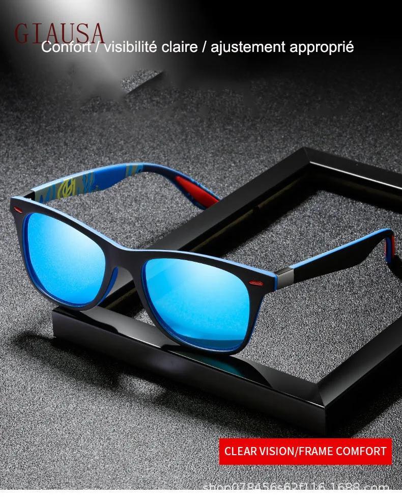 

GIAUSA Sports Polarized Sunglasses polarized glasses men and women outdoor driver Sunglasses sunglasses vintage