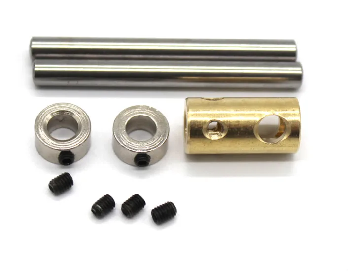

2 set DIY Model Multifunctional Connecting Rod Fittings for T-shaped Steel Rod Manual Four-wheel Vehicle