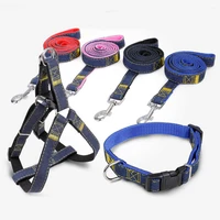 harness collar and leash set adjustable big dog accessories large dogs martingale neck belt no pull pitbull leashes supplies