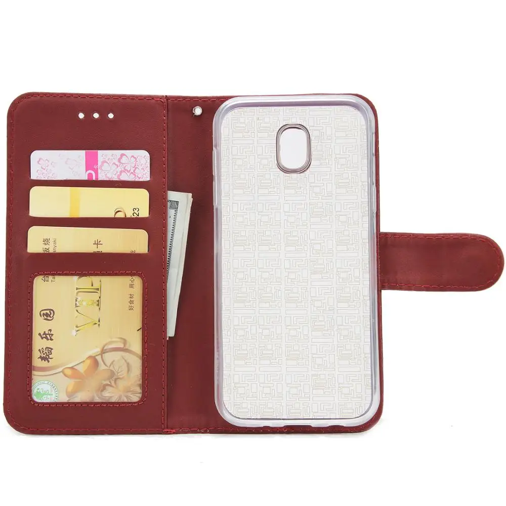 Чехол для серии samsung J3 J5 J2 730 520 310 роскошный Съемный кошелек Coque A8 5 6 7 9 с крышкой