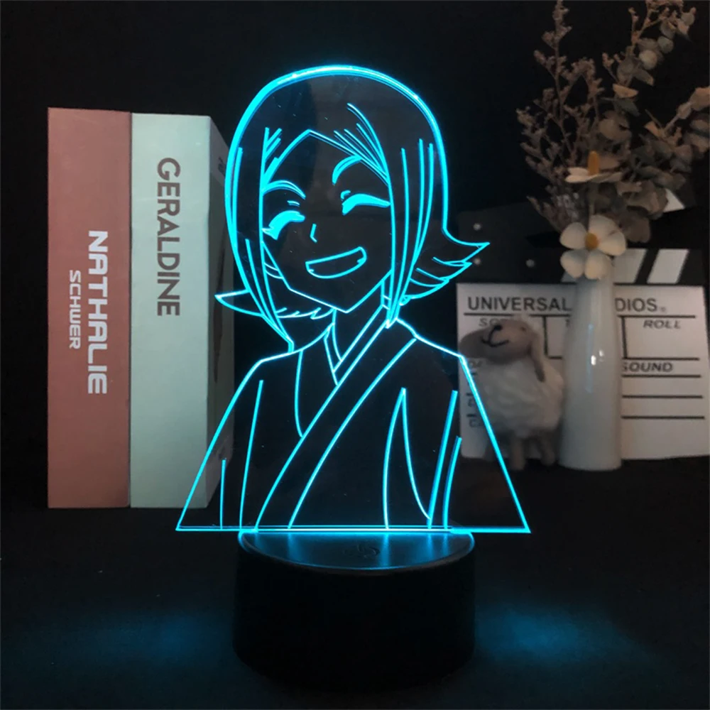 

Acrylic 3d anime lamp anime nightlights lamp figurine lighting for bedroom cartoon comics light home decor lamp Christmas gift