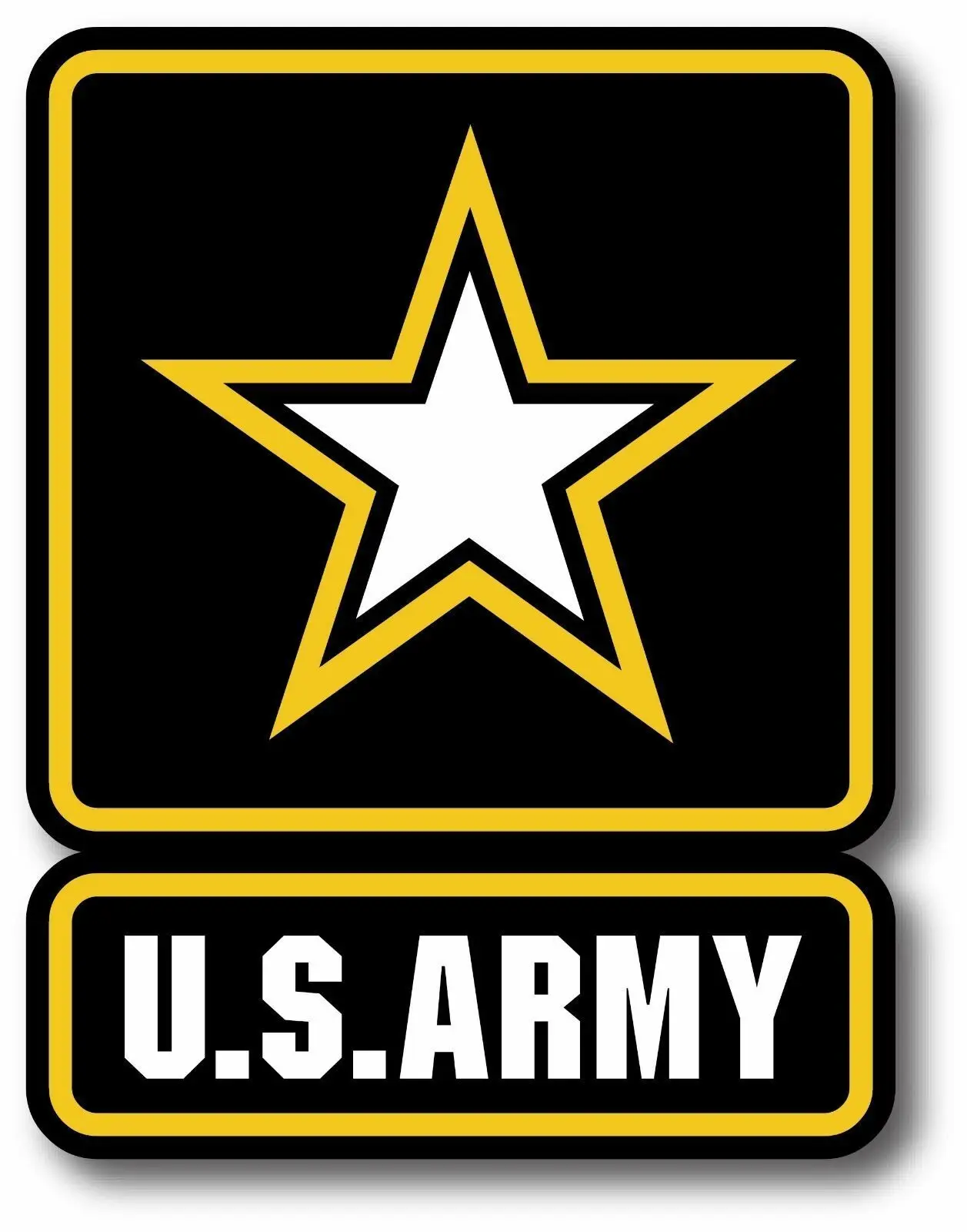 

US ARMY MILITARY CAR TRUCK HIGH QUALITY STICKER DECAL 3M USA MADEhigh Quality KK Vinyl Cover Scratches Waterproof PVC